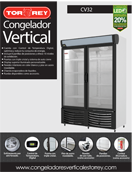 Guía Mecánica Congelador Vertical CV32